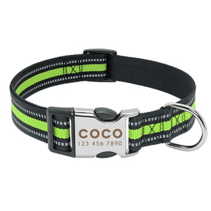 personalized dog collars with metal buckle 