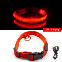 Load image into Gallery viewer, red led dog collar