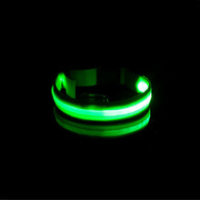 Load image into Gallery viewer, green rechargeable led dog collar