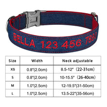 Load image into Gallery viewer, best personalized embroidered dog collar