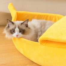 Load image into Gallery viewer, Banana Dog Bed Yellow