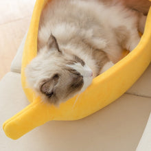 Load image into Gallery viewer, Banana Dog Bed Yellow