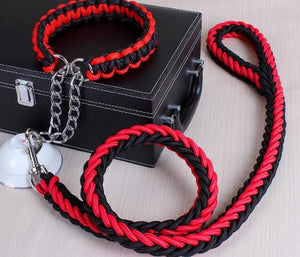 collar leash set for large dogs