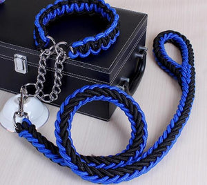 collar leash set durable for large dogs