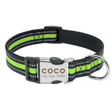 Load image into Gallery viewer, personalized dog collars with metal buckle 