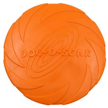 Load image into Gallery viewer, orange interactive frisbee chew toy