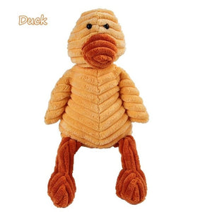 duck shape squeaky dog toy