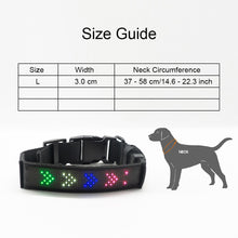 Load image into Gallery viewer, App Control Anti-lost LED Dog Collar