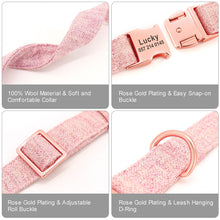 Load image into Gallery viewer, custom personalized dog collar leash set details