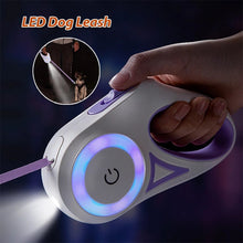 Load image into Gallery viewer, led retractable dog leash