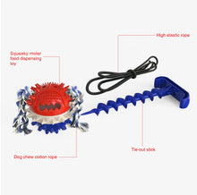 Load image into Gallery viewer, blue red tug toy for dogs