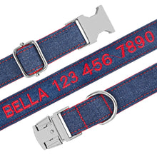 Load image into Gallery viewer, personalized embroidered collar details